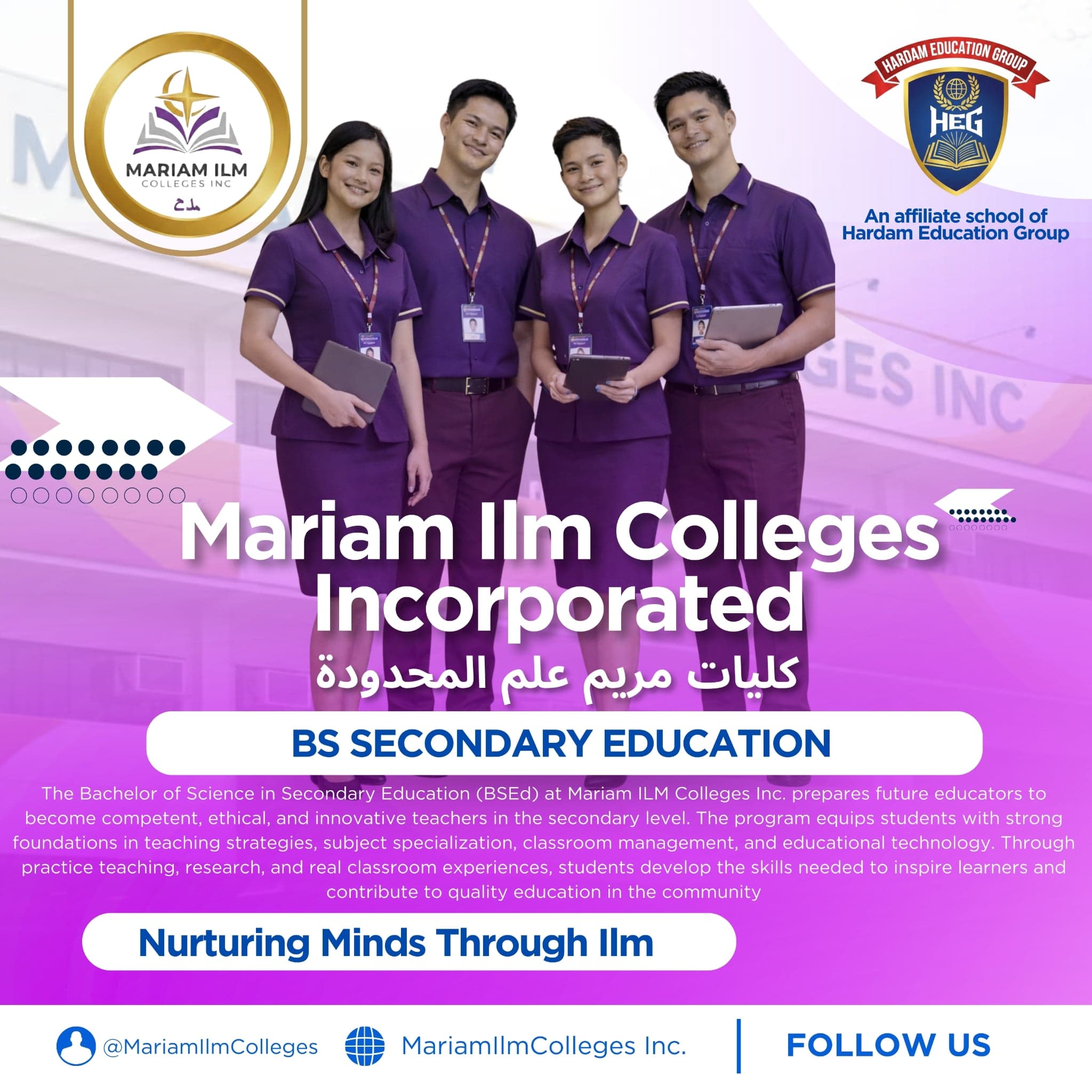 Bachelor in Secondary Education
